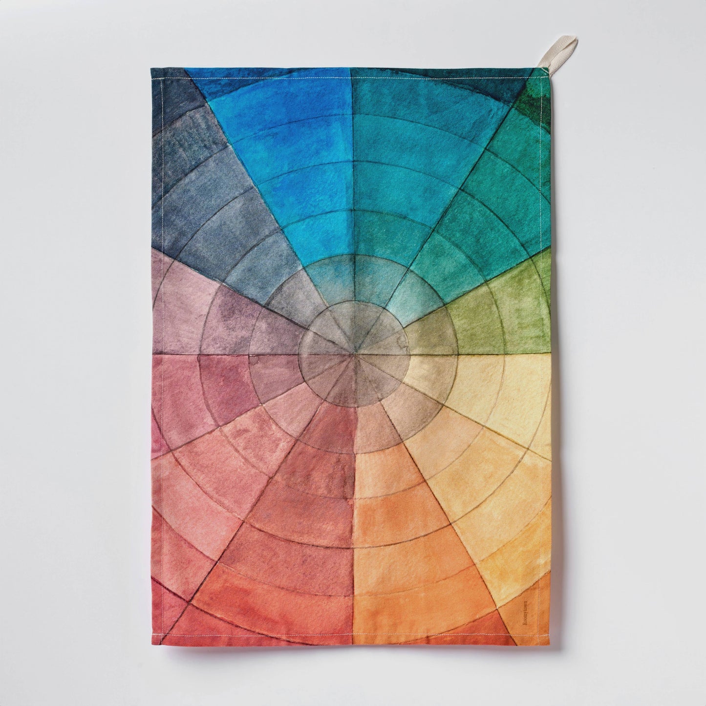 Colour Theory Colour Wheel Tea Towel