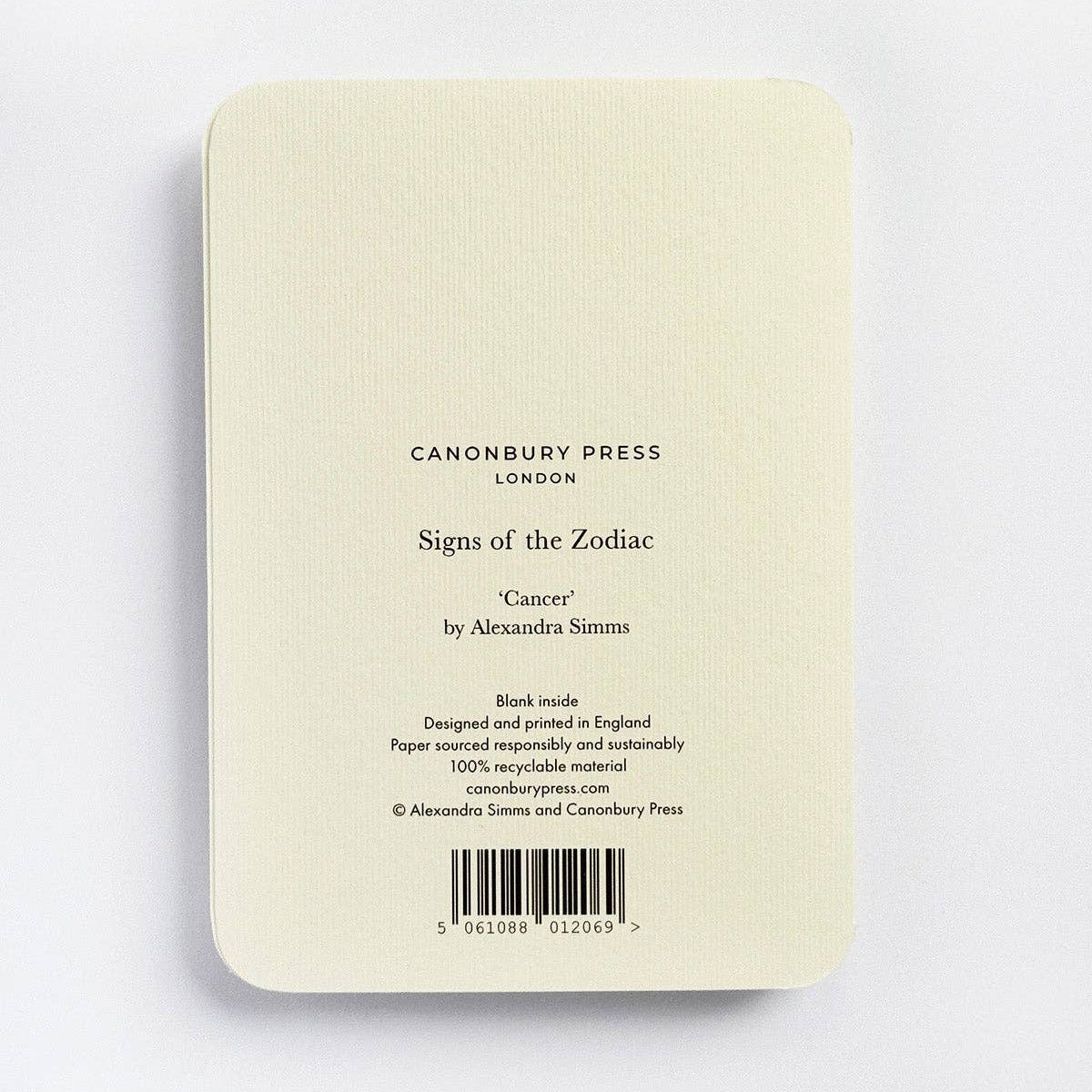 Signs of the Zodiac Greeting Card - Cancer