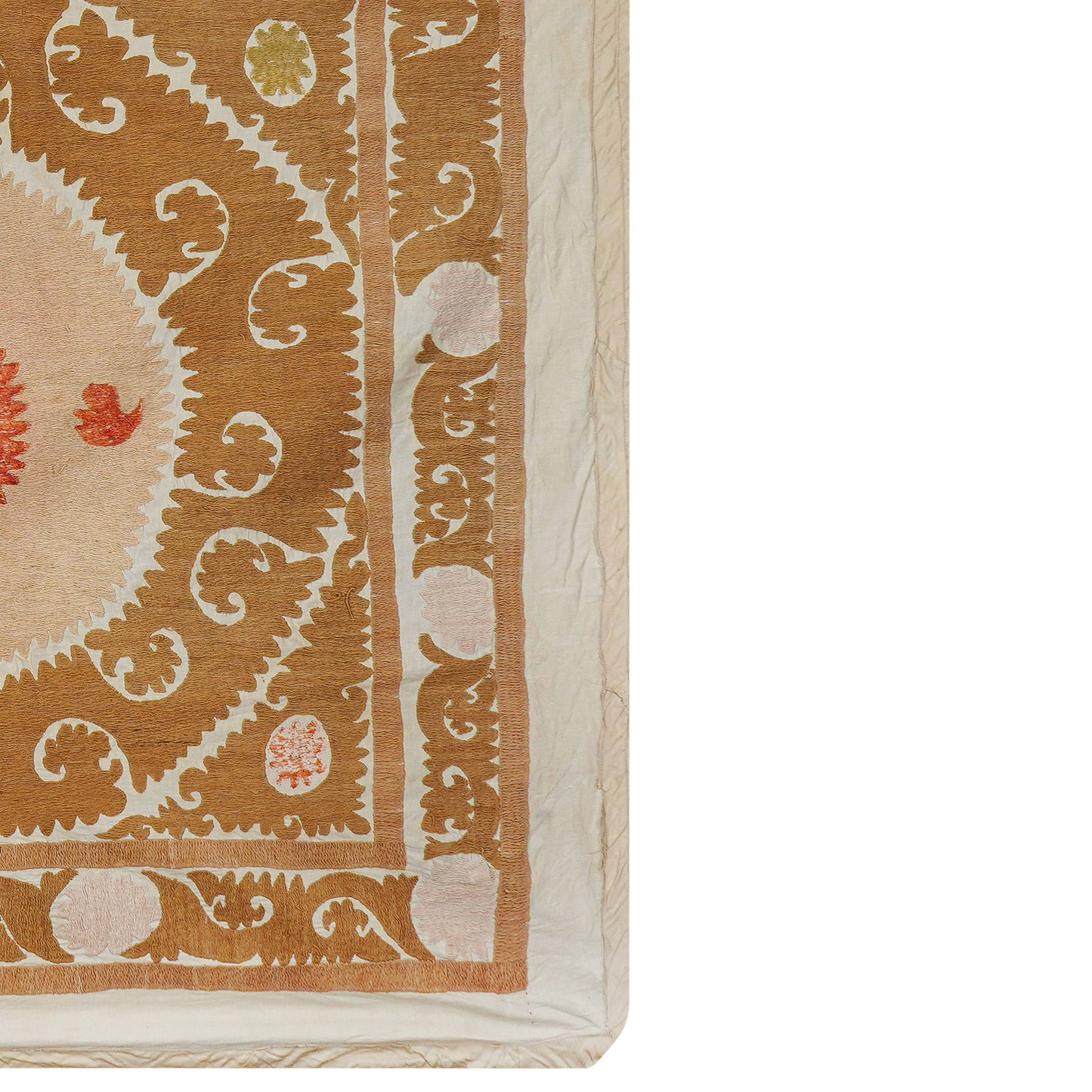 Handmade Vintage Suzani Throw