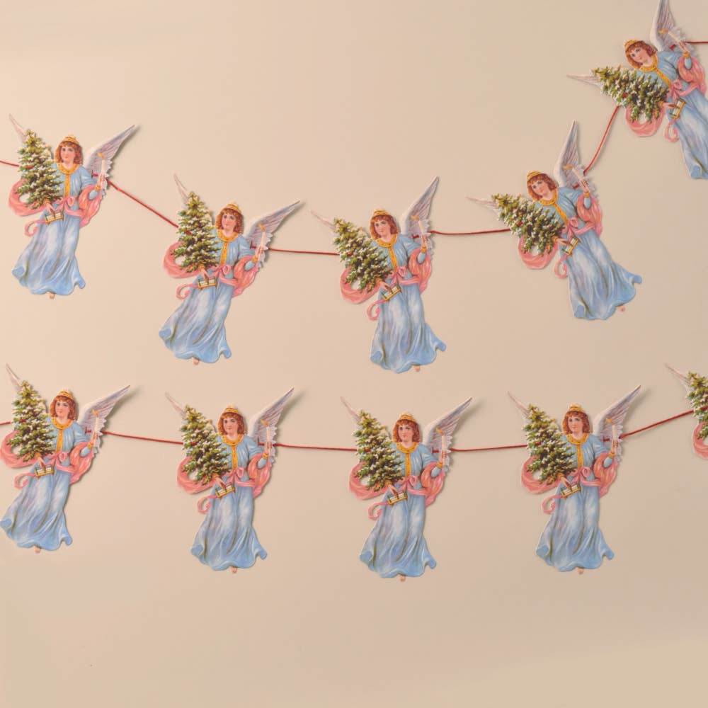 Christmas Angels Paper Garland