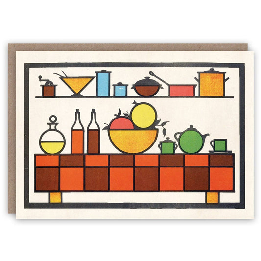 Kitchen Table Greeting Card