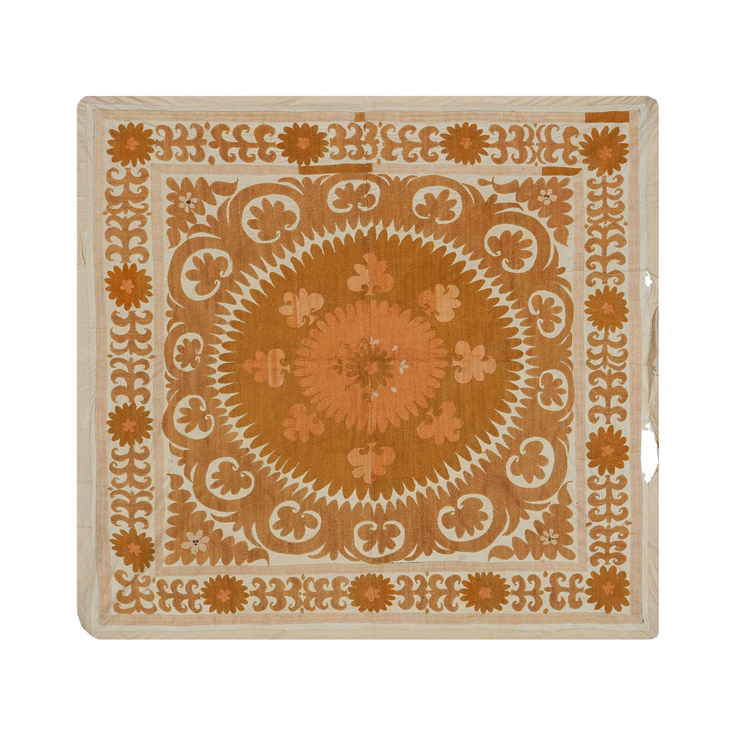 Handmade Vintage Suzani Throw