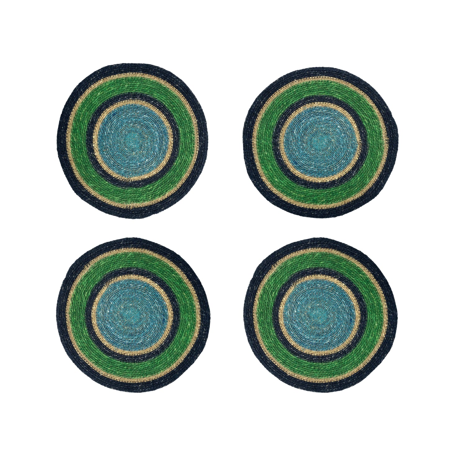 Seagrass Placemat - Beryl Green / Midnight Blue / Tropic Turquoise: 4