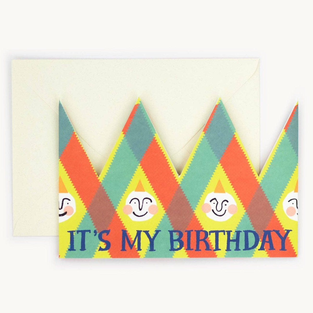 'It's My Birthday' Party Hat Greeting Card