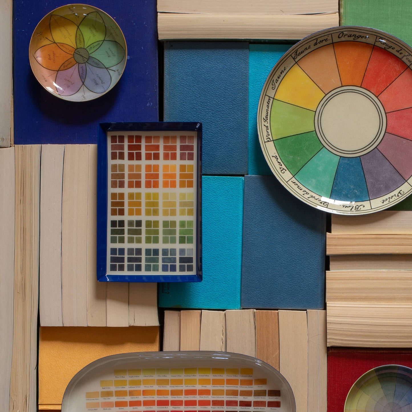 Oval Enamel Tray - Nomenclature of Colors