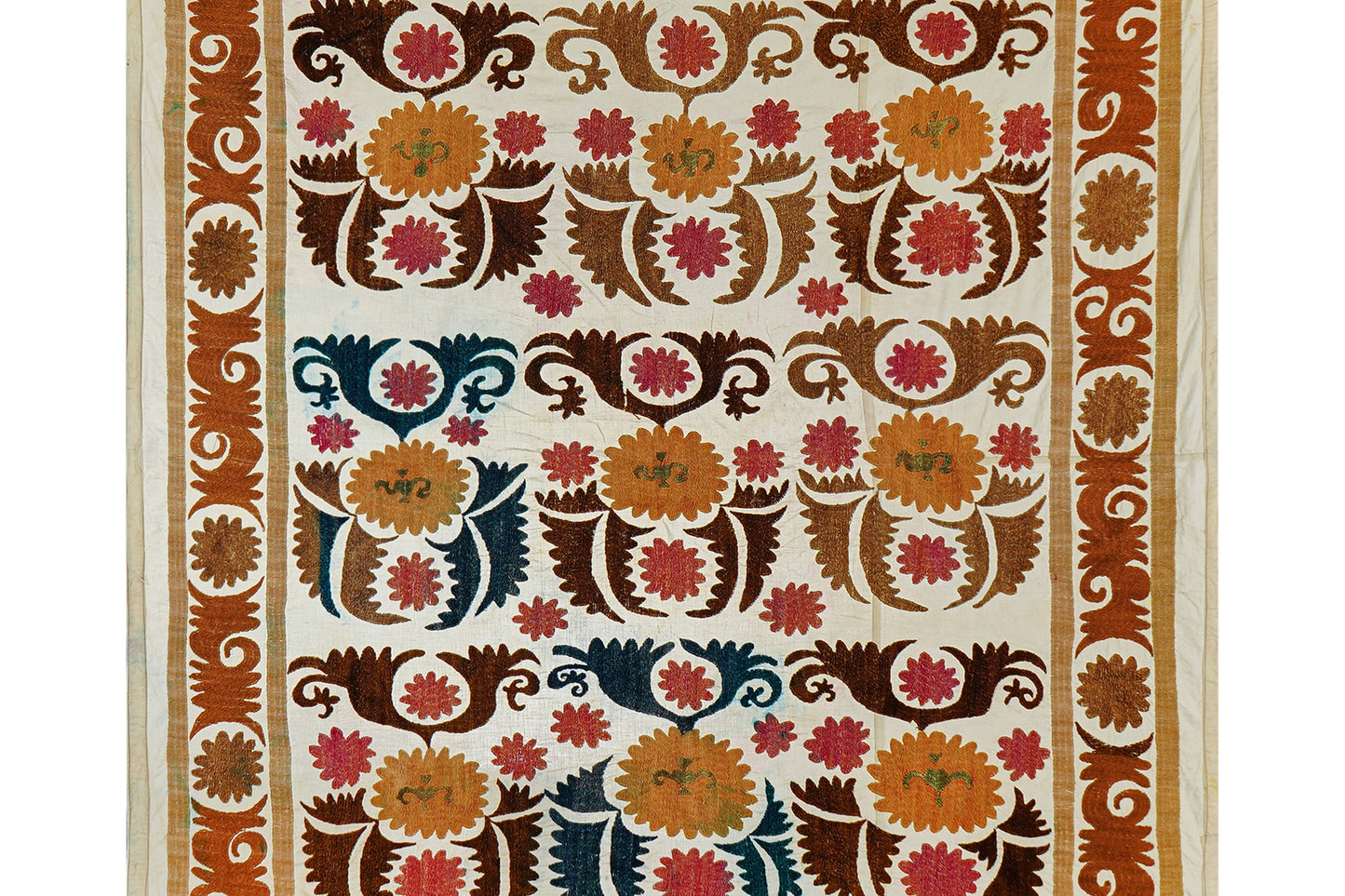 Handmade Vintage Suzani Throw