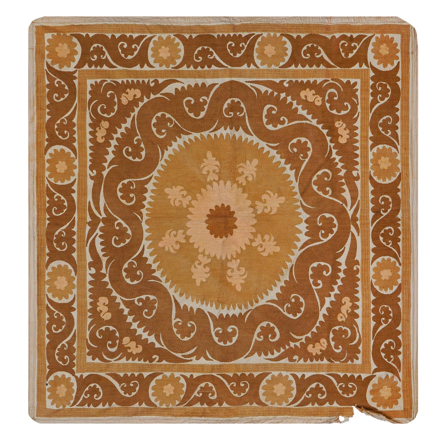 Handmade Vintage Suzani Throw