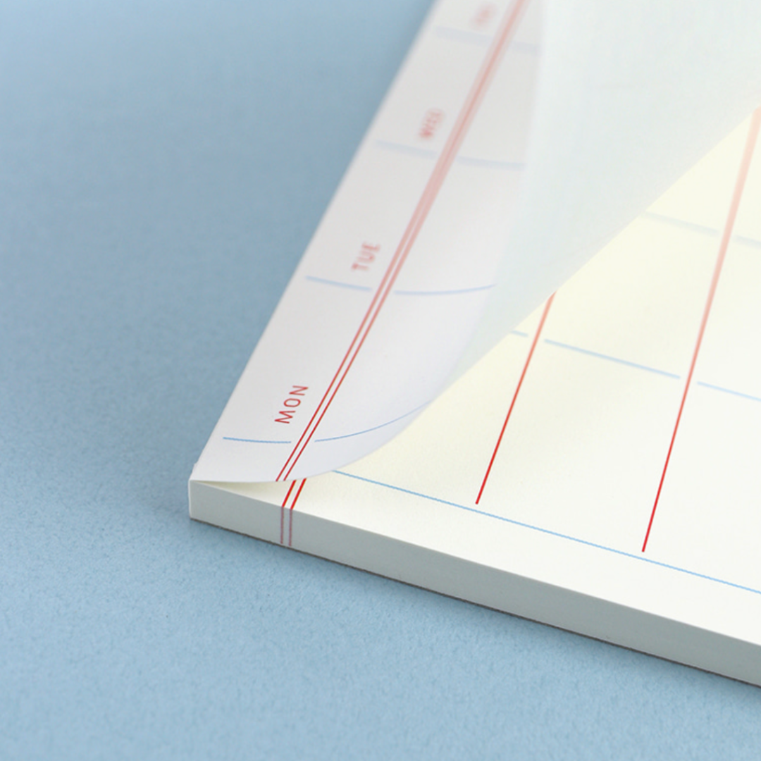 Paperian Flat A5 'Weekly' Notepad