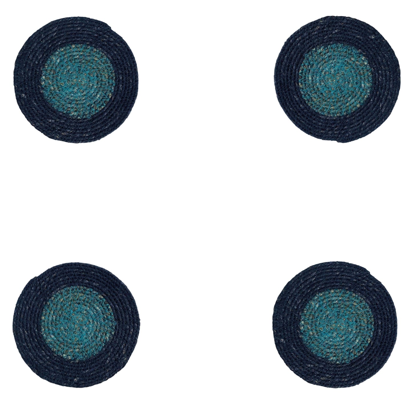 Seagrass Coaster - Tropic Turquoise / Midnight Blue: 4