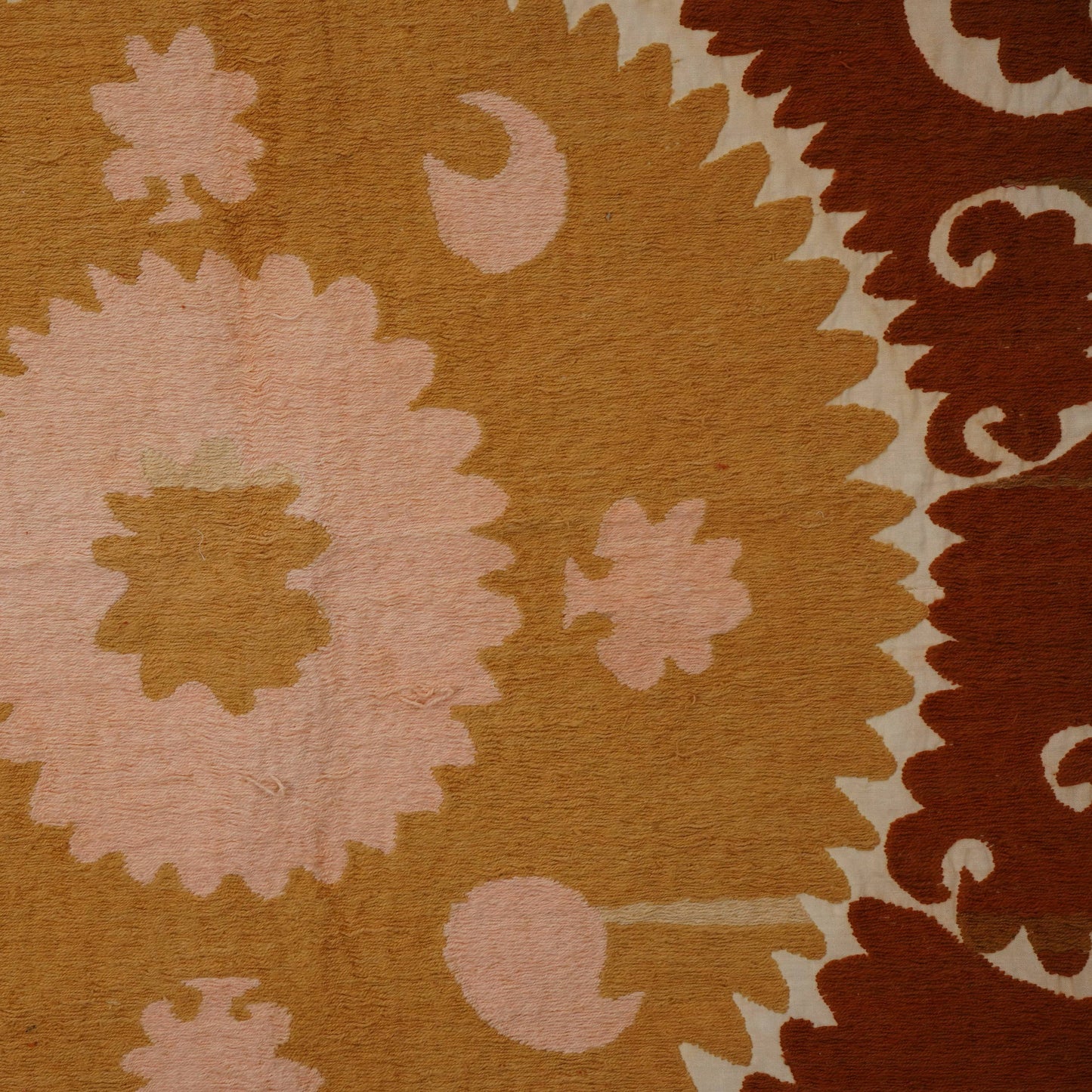 Handmade Vintage Suzani Throw