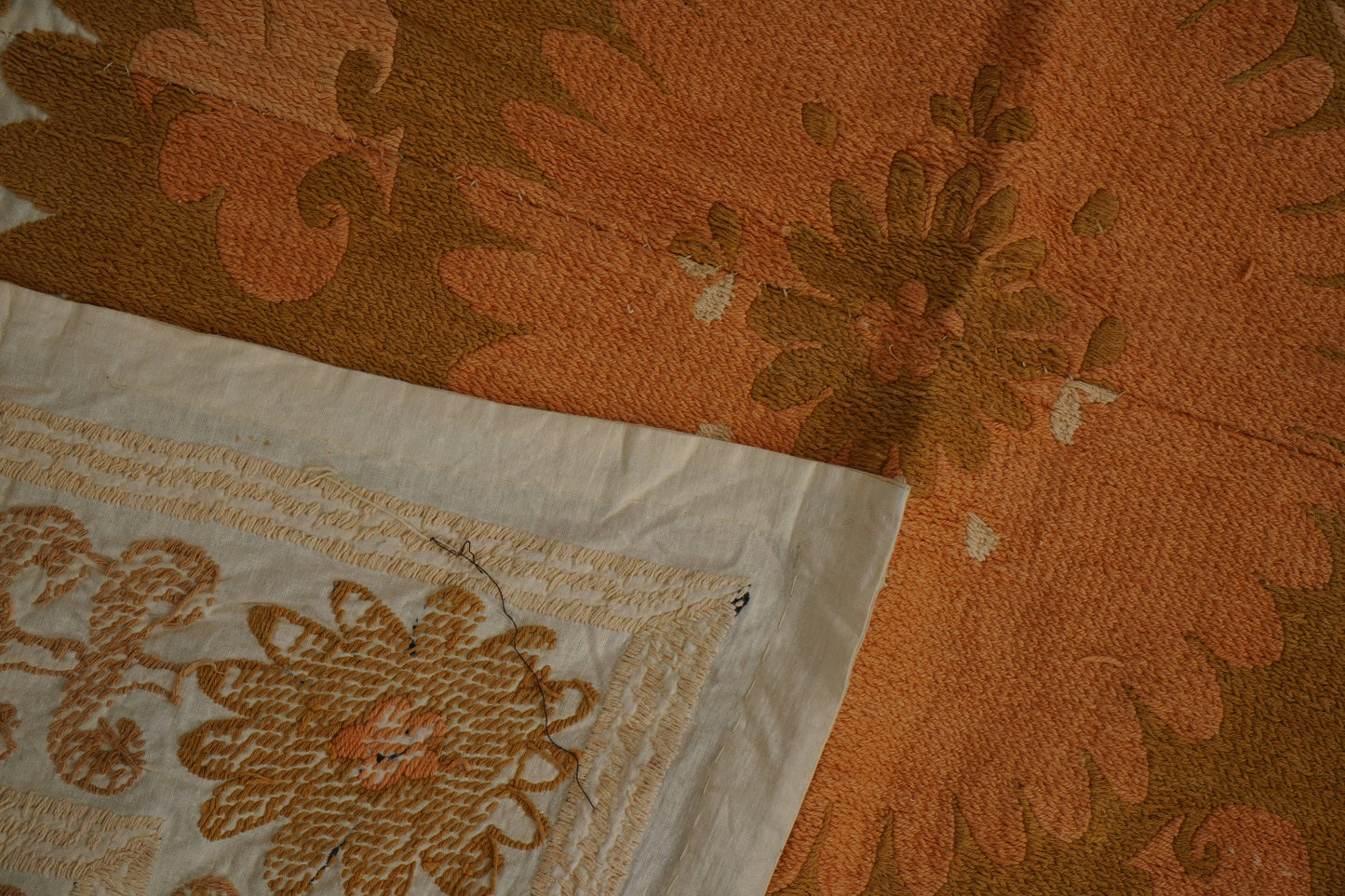 Handmade Vintage Suzani Throw