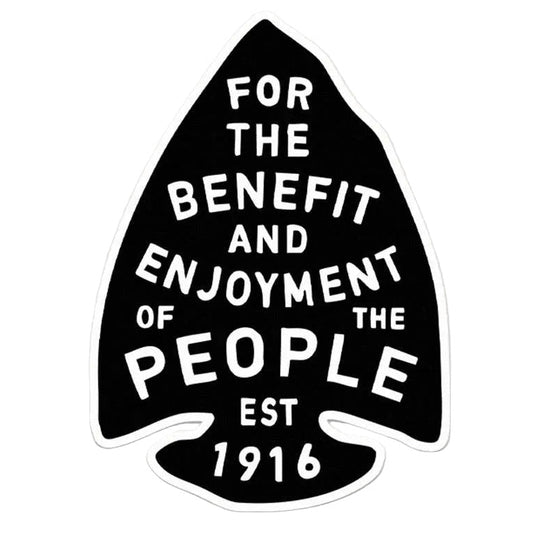 For the Benefit & Enjoyment of the People - Vinyl Sticker