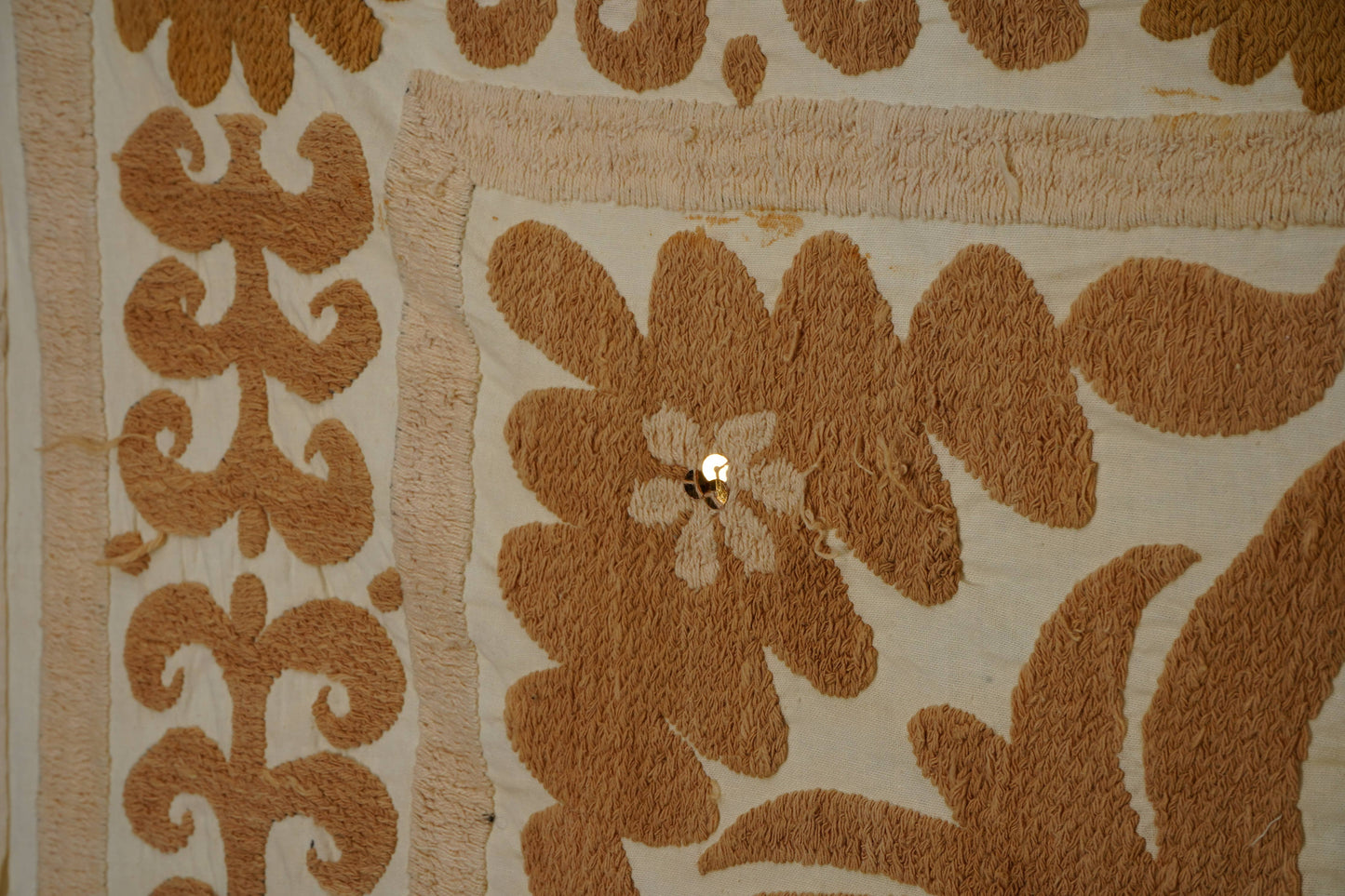 Handmade Vintage Suzani Throw