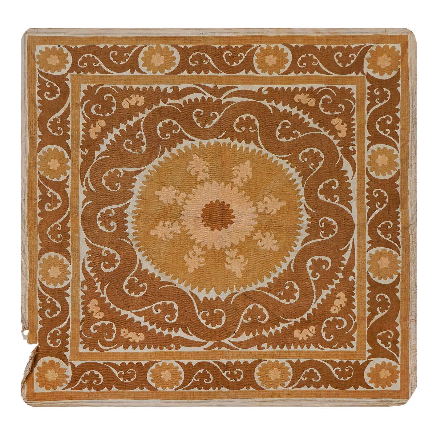 Handmade Vintage Suzani Throw