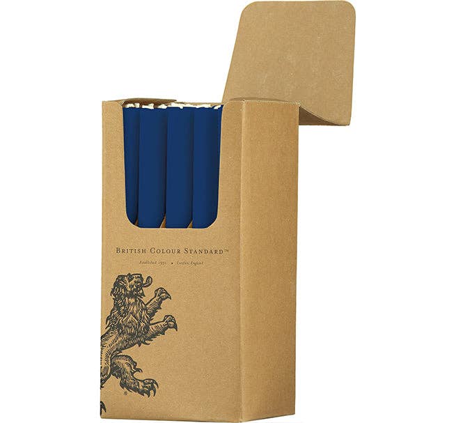 Midnight Blue Dinner Candles - Pack of 25