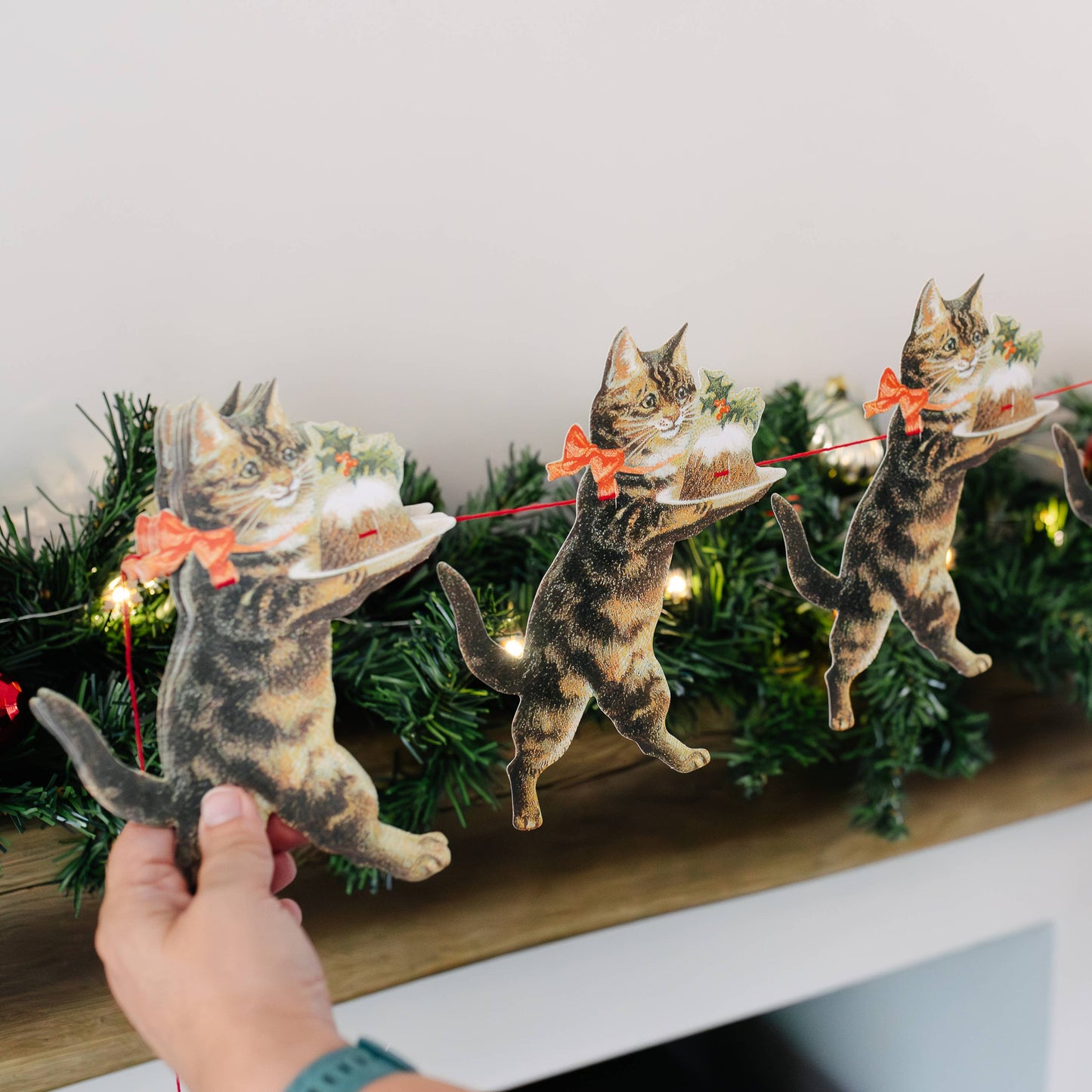 Christmas Cat Garland