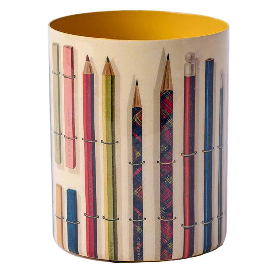 Enamel Everything Pot - Vintage Pencils & Chalks