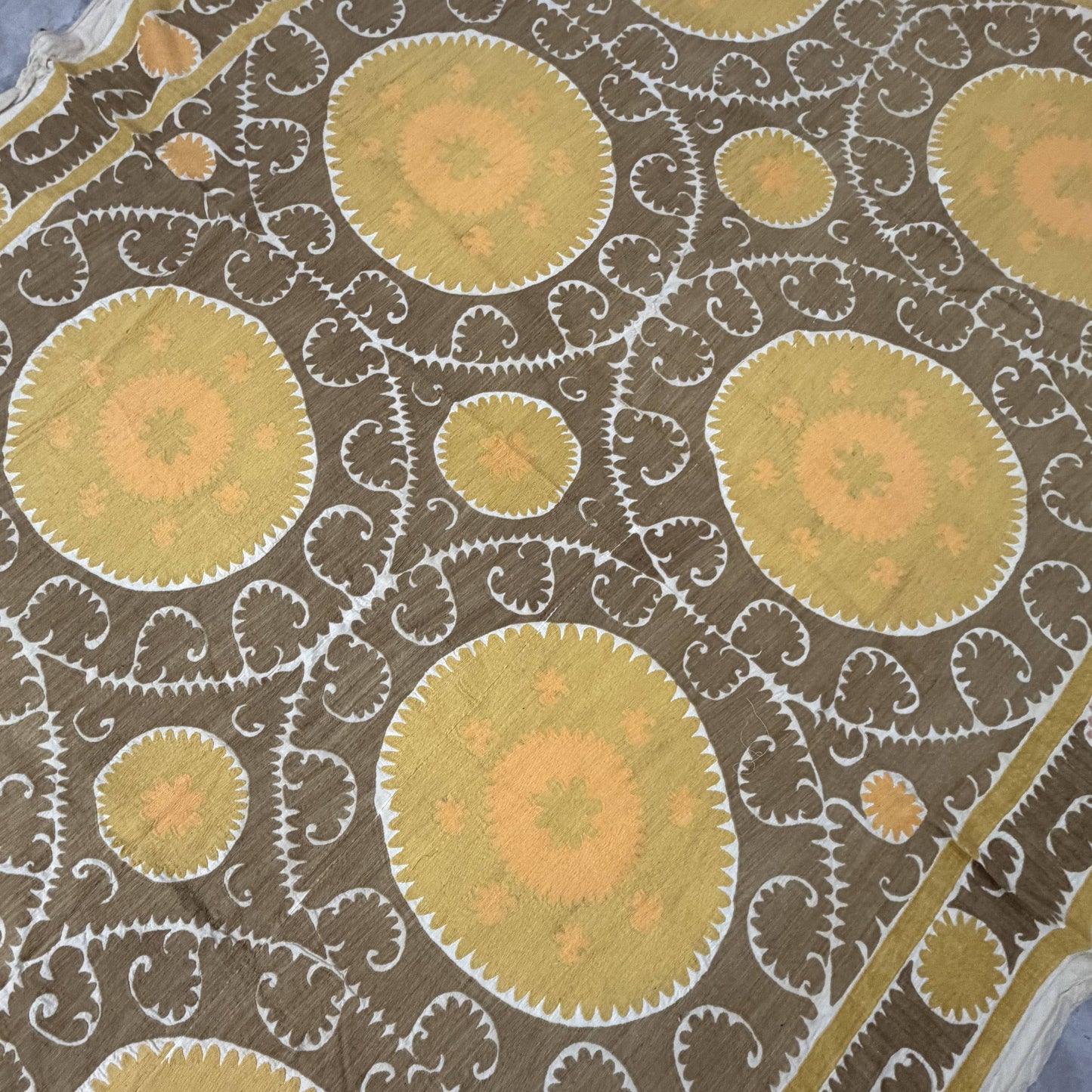 Handmade Vintage Suzani Throw