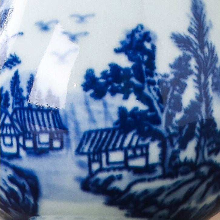 Hand-painted Blue and White Porcelain Vase
