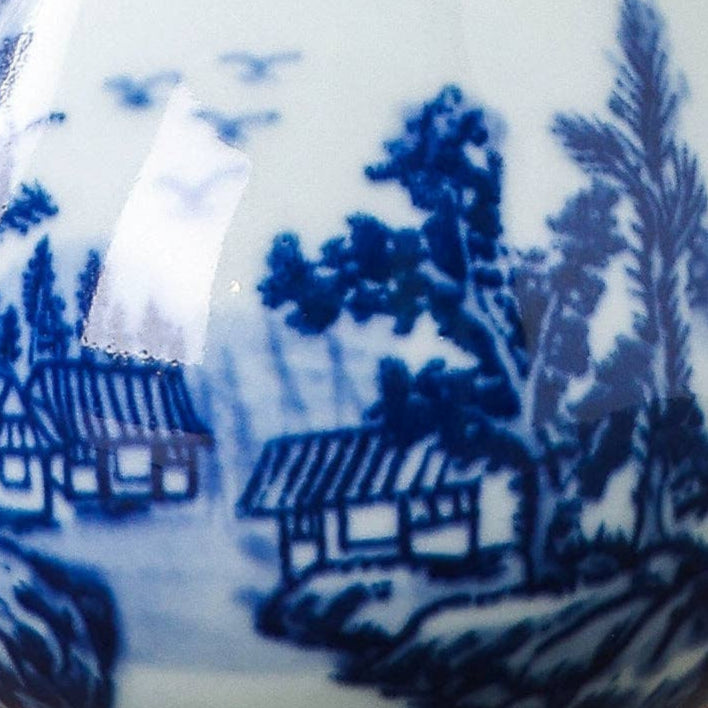 Hand-painted Blue and White Porcelain Vase