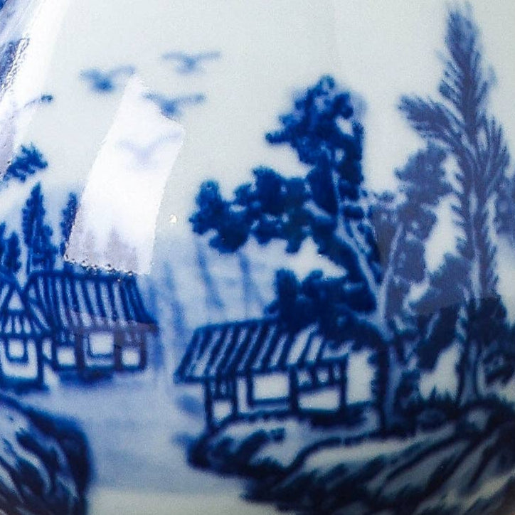 Hand-painted Blue and White Porcelain Vase