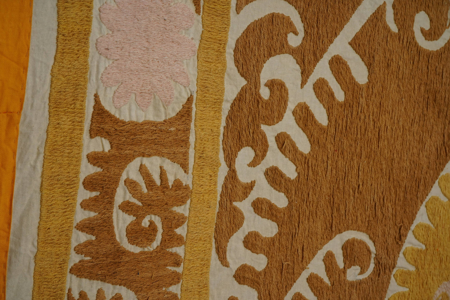 Handmade Vintage Suzani Throw