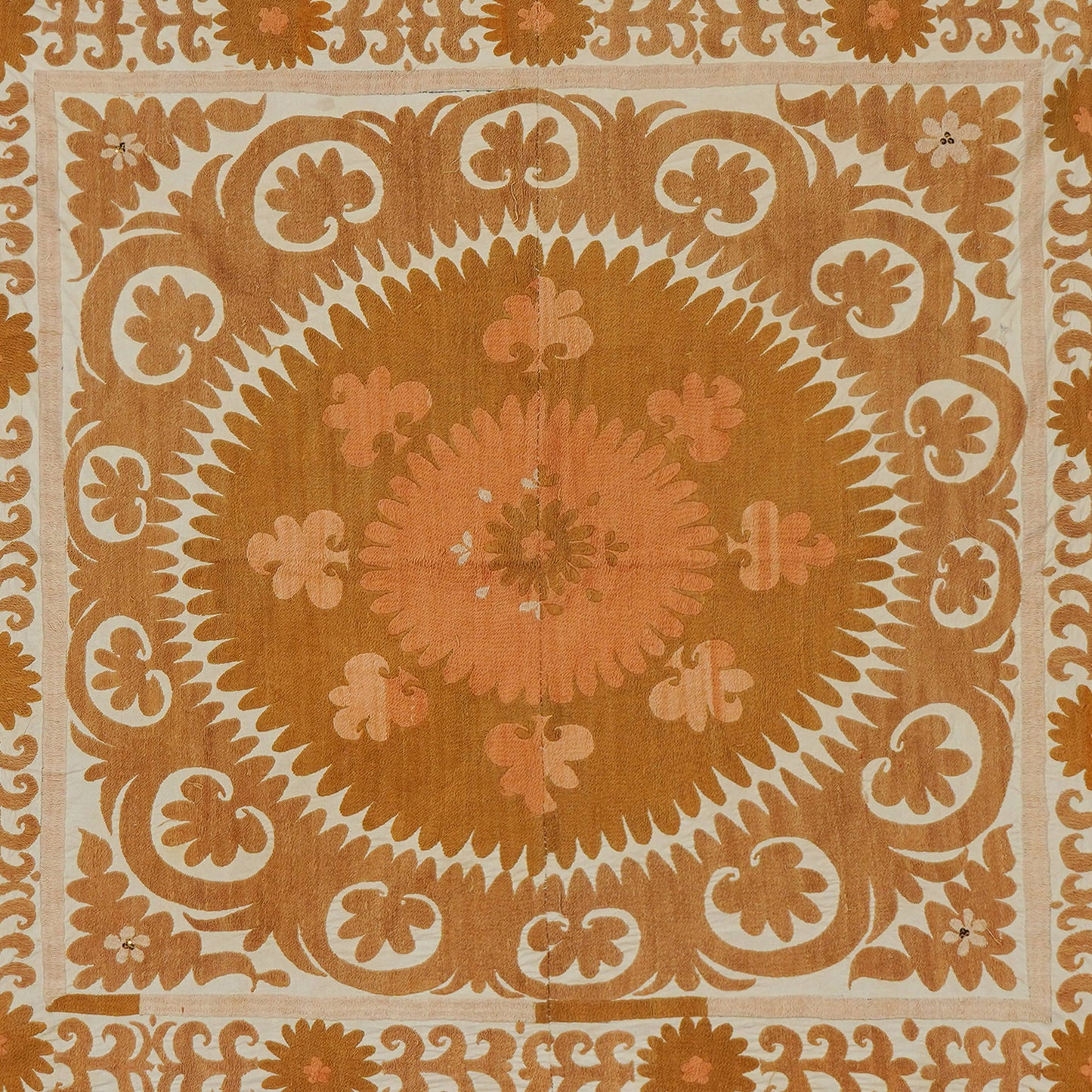 Handmade Vintage Suzani Throw