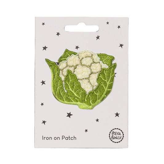 Embroidered Cauliflower Iron-on Patch