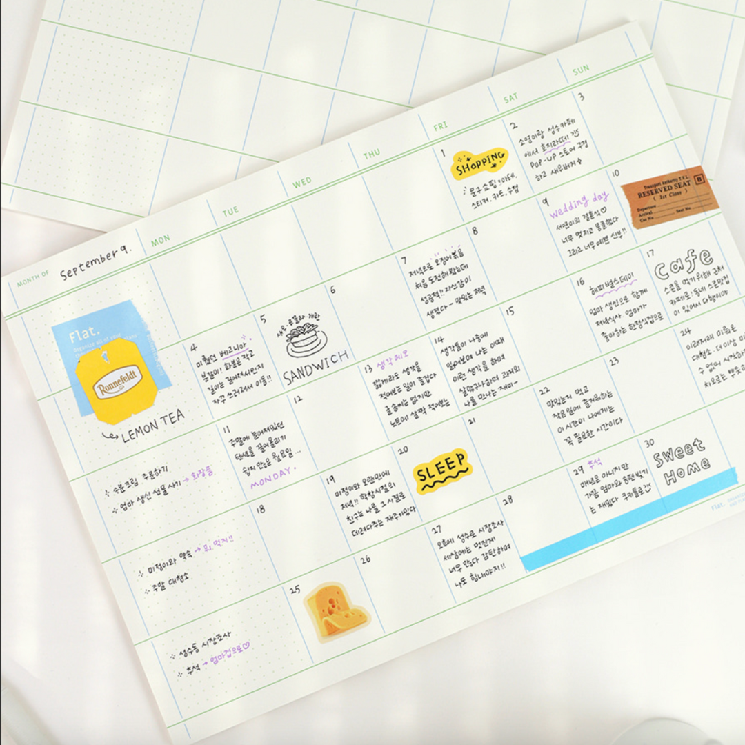 A4 Weekly Planner Notepad