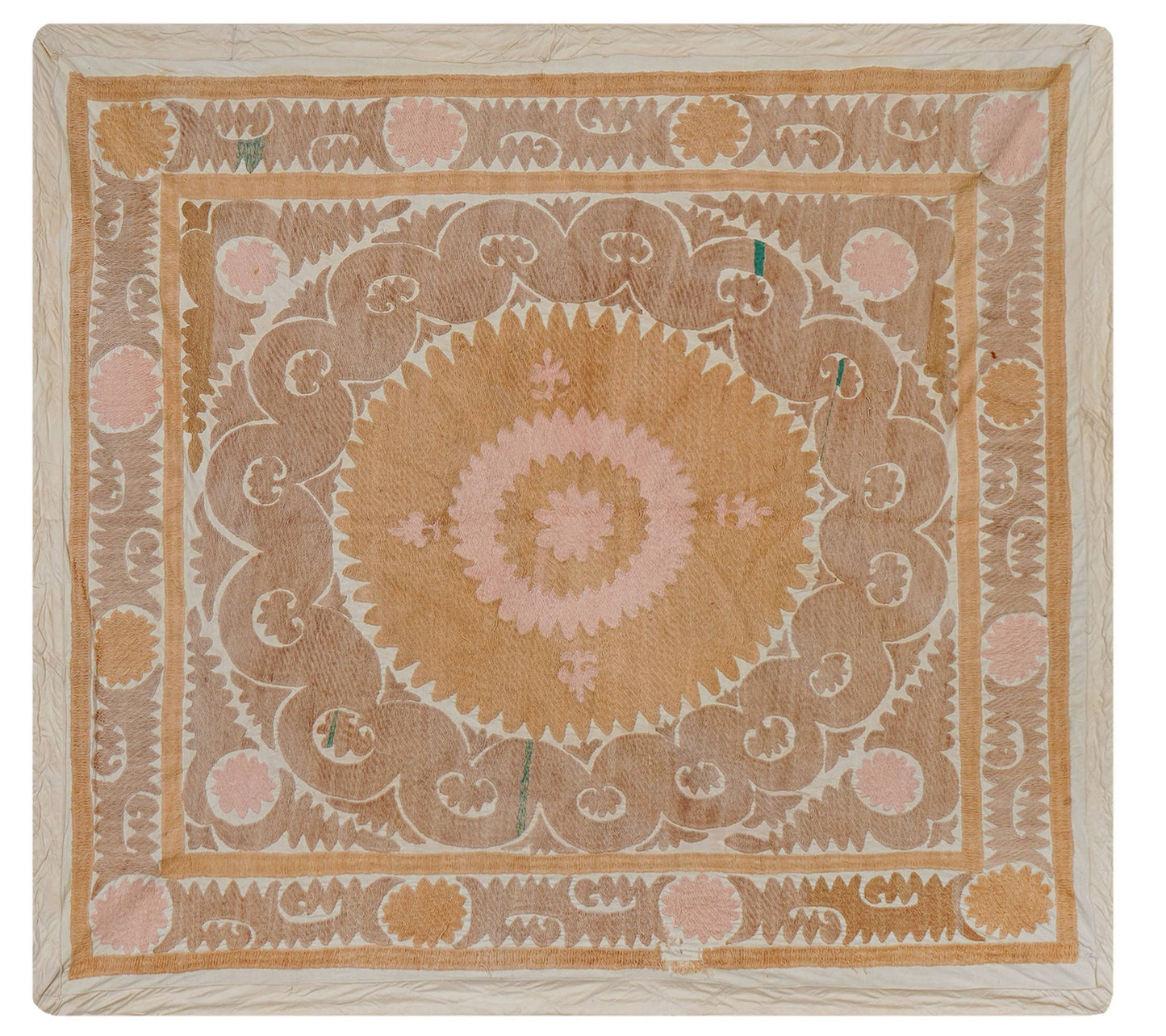 Handmade Vintage Suzani Throw