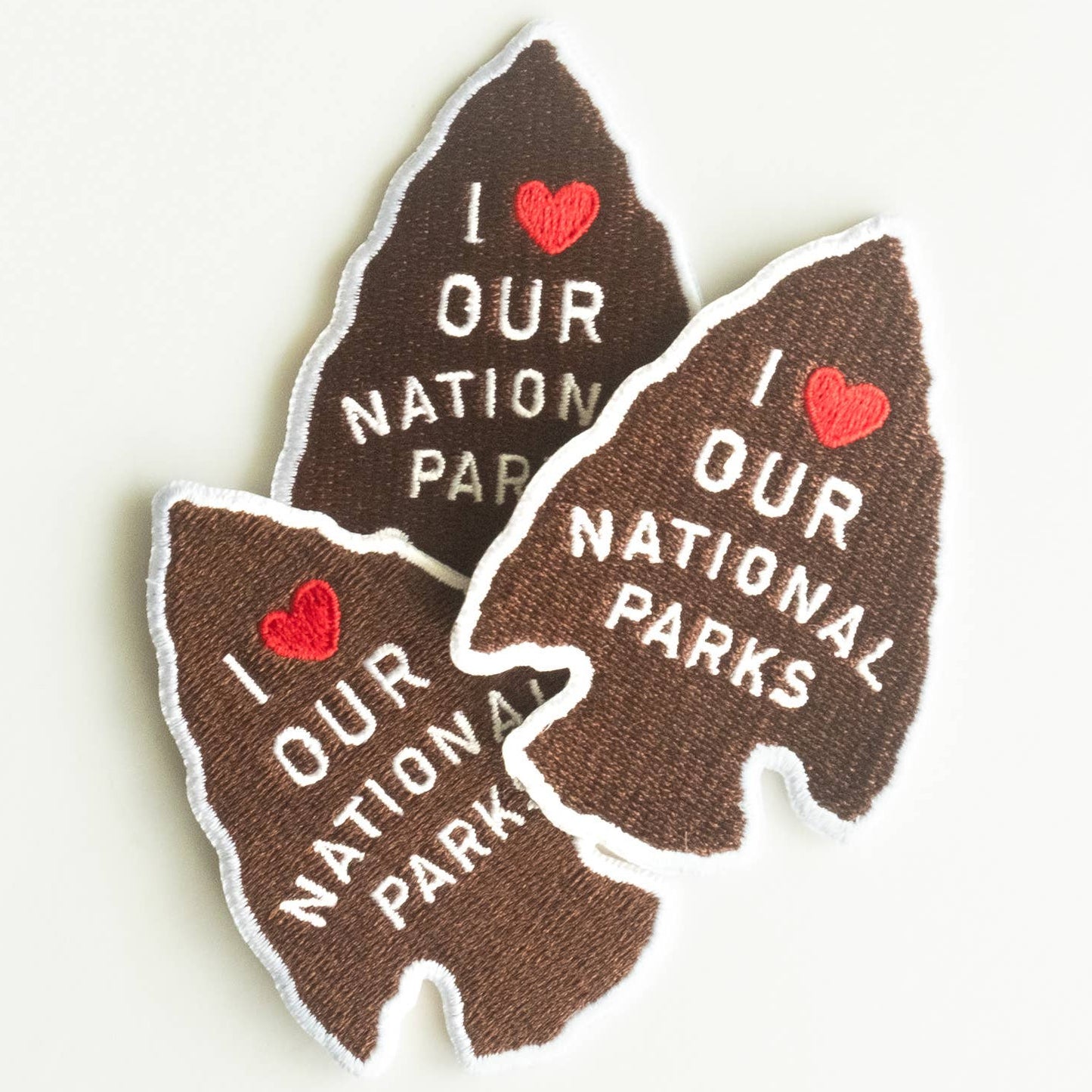 Embroidered 'I Love Our National Parks' Iron-on Patch