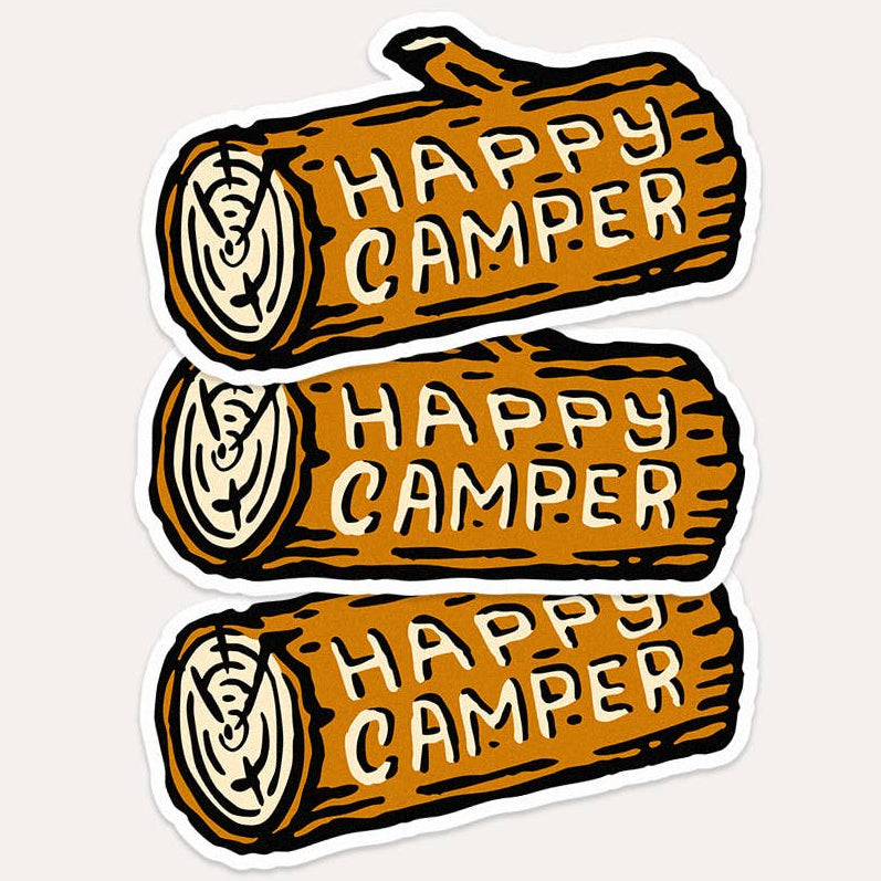 Happy Camper - Vinyl Sticker
