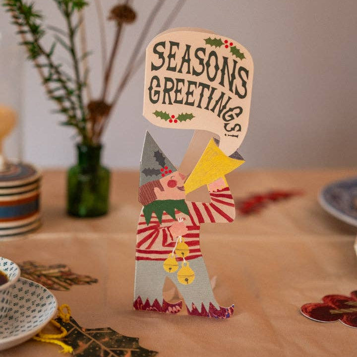 Christmas Elf Boy Card