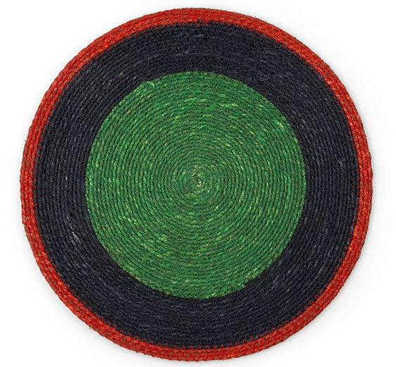 Seagrass Placemat - Midnight Blue / Beryl Green: 4