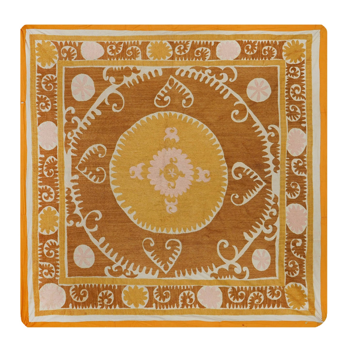 Handmade Vintage Suzani Throw