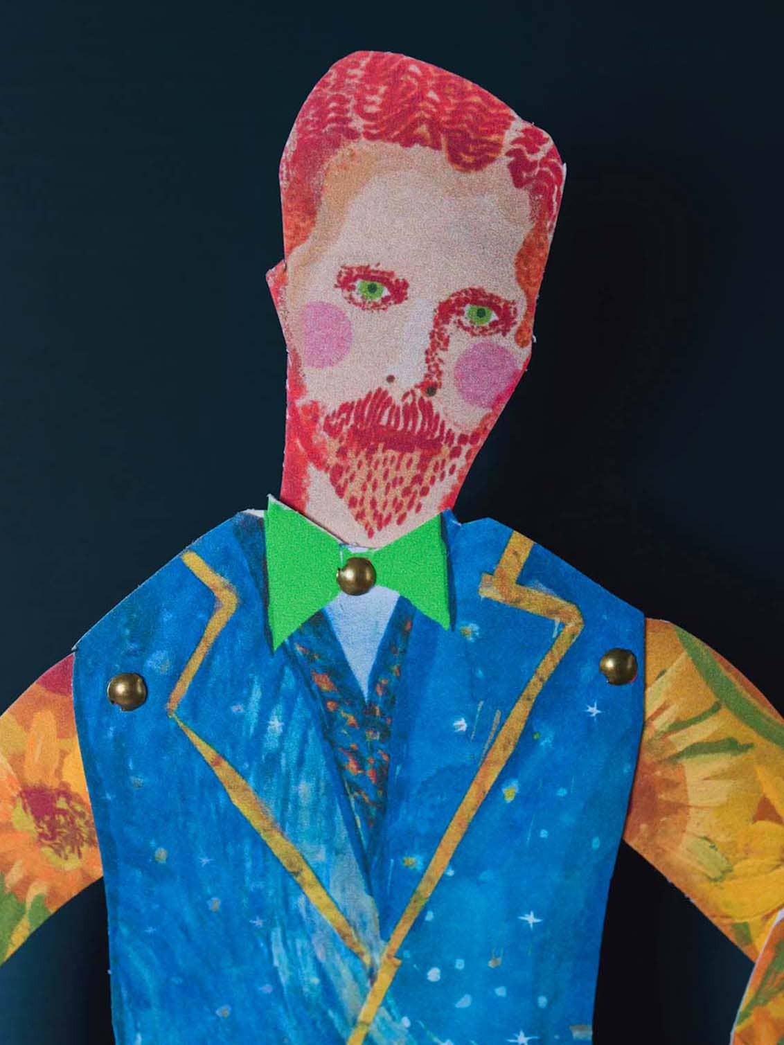 Cut & Make Paper Puppet - Artist Series - Vincent Van Gogh