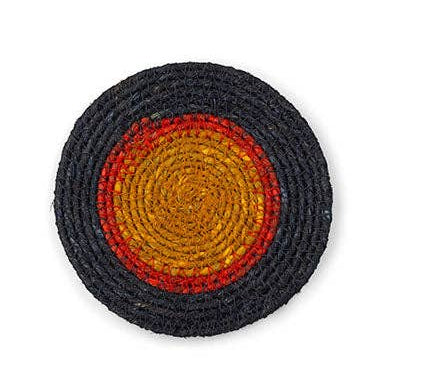 Seagrass Coaster - Tuscan Yellow / Guardsman Red: 4