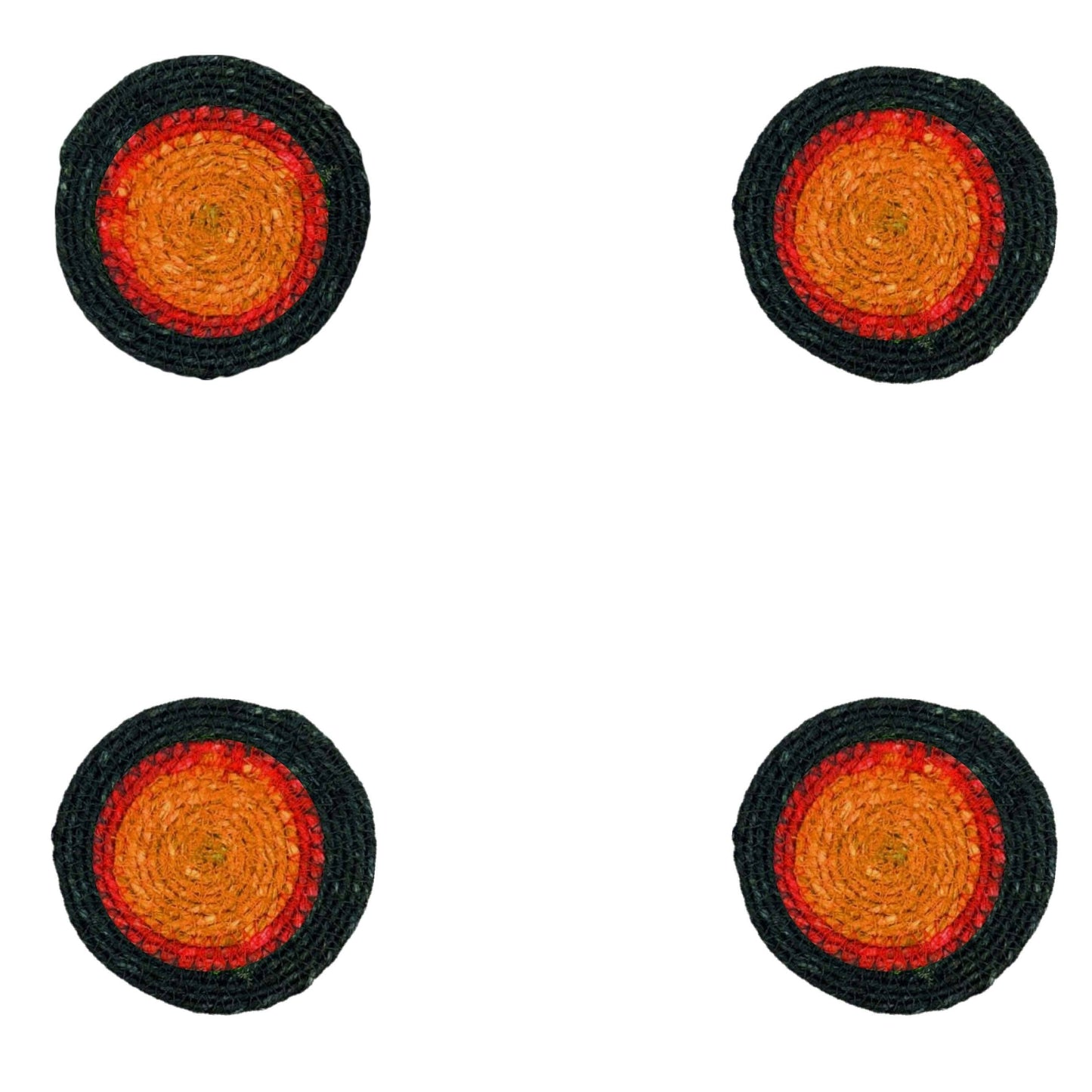 Seagrass Coaster - Tuscan Yellow / Guardsman Red: 4