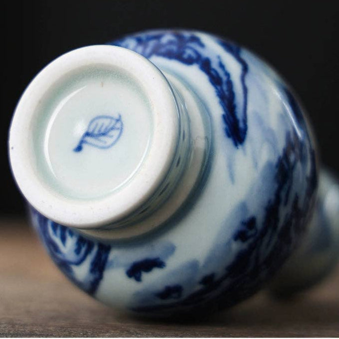Hand-painted Blue and White Porcelain Vase
