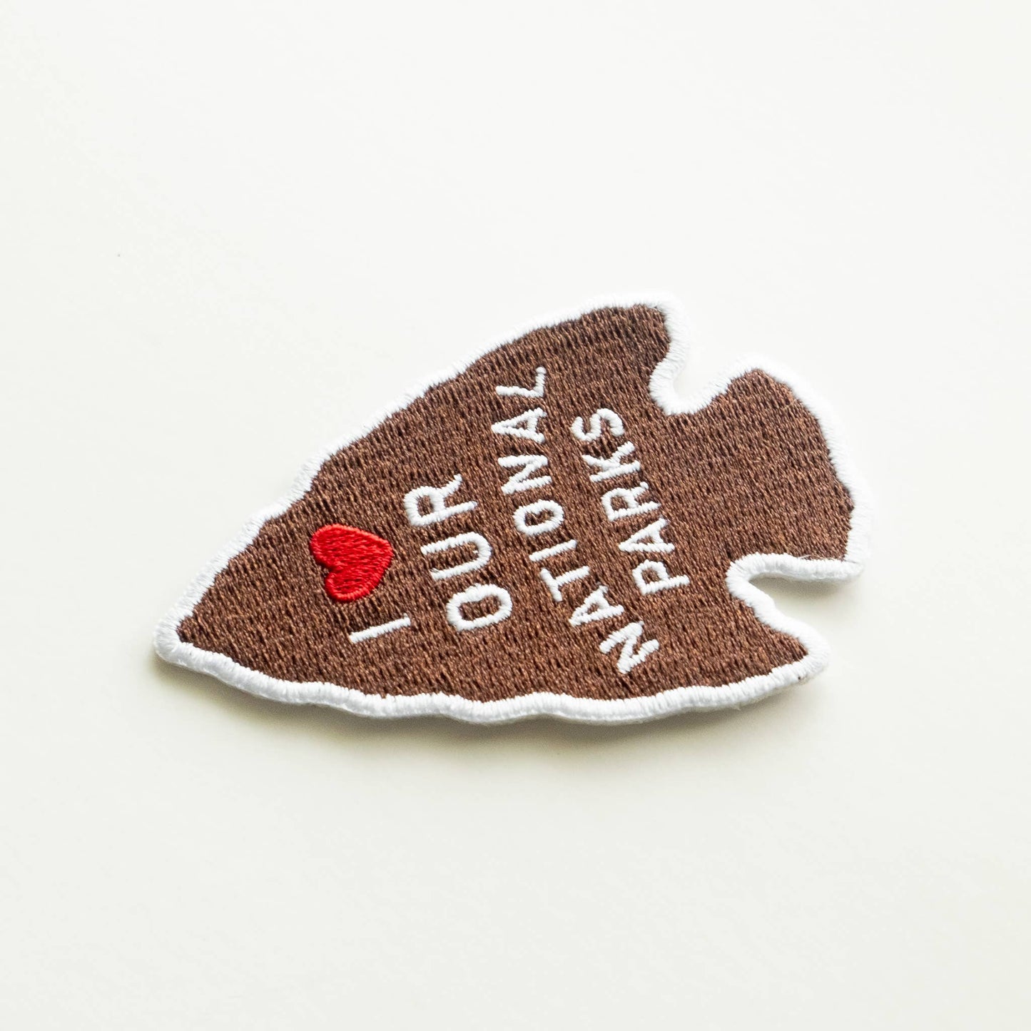 Embroidered 'I Love Our National Parks' Iron-on Patch