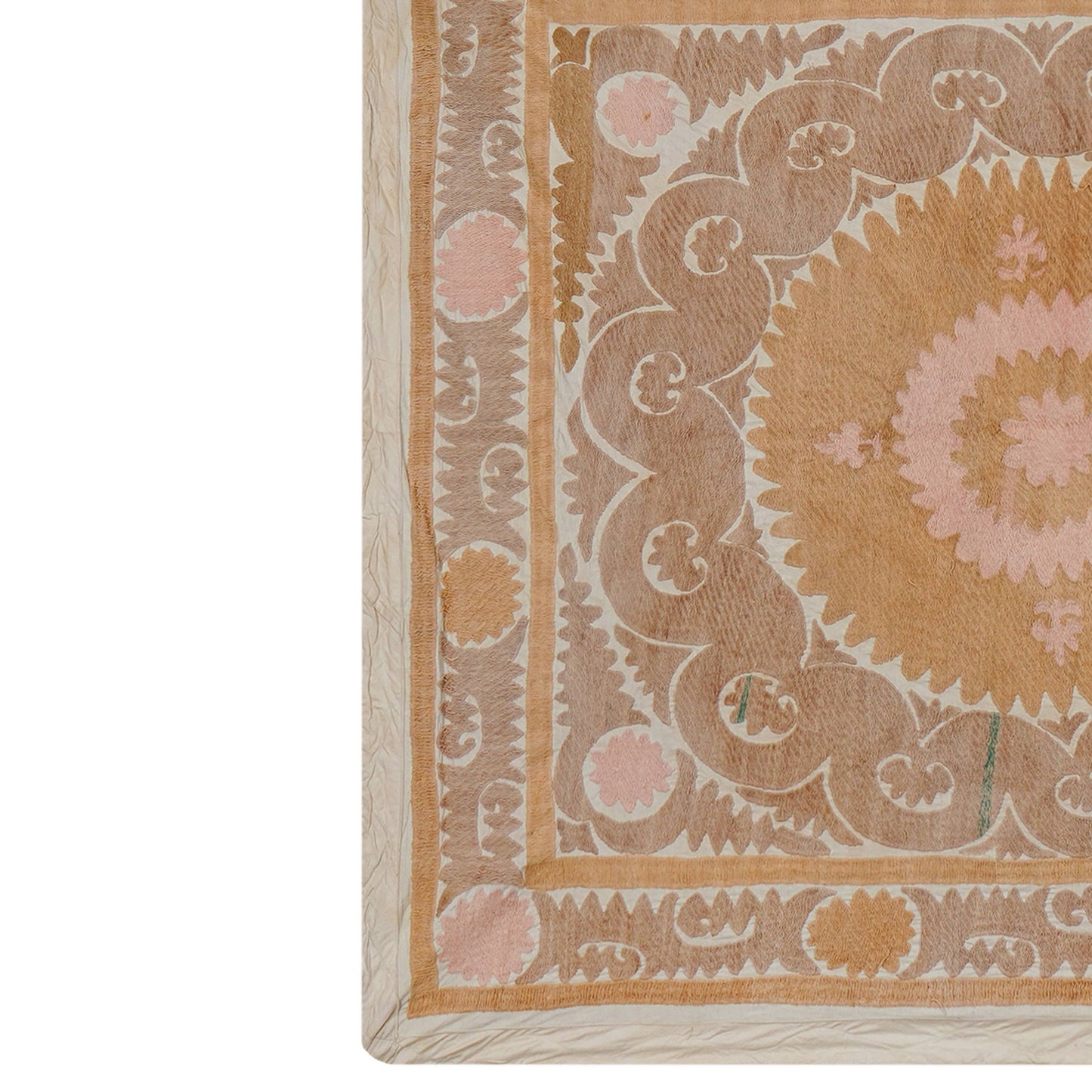 Handmade Vintage Suzani Throw