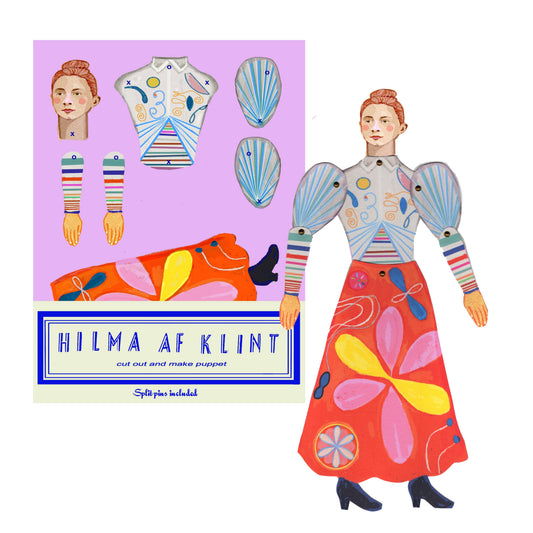 Cut & Make Paper Puppet - Artist Series - Hilma af Klint
