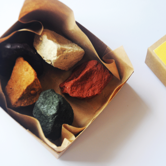 All Natural Beeswax Ocean Rock Crayons - Set of 5