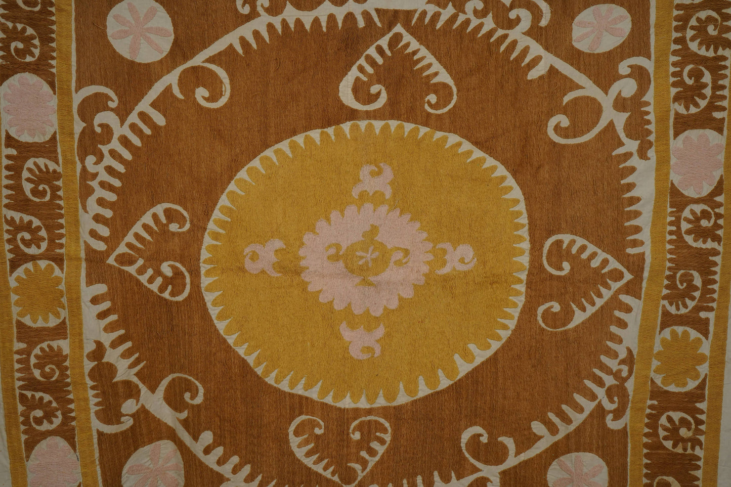 Handmade Vintage Suzani Throw