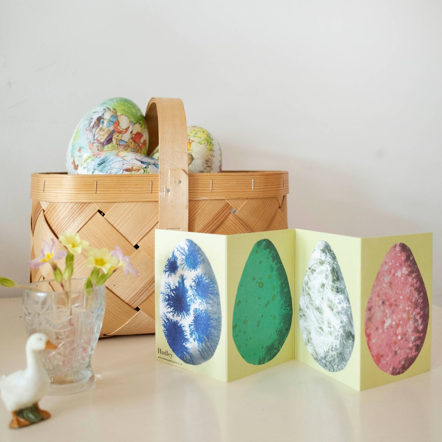 Egg Concertina Greeting Card