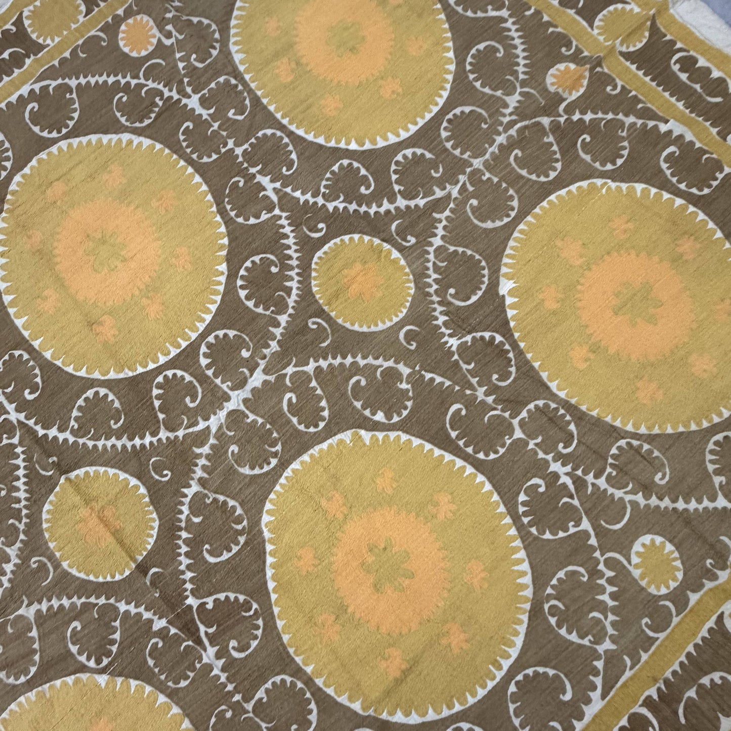 Handmade Vintage Suzani Throw