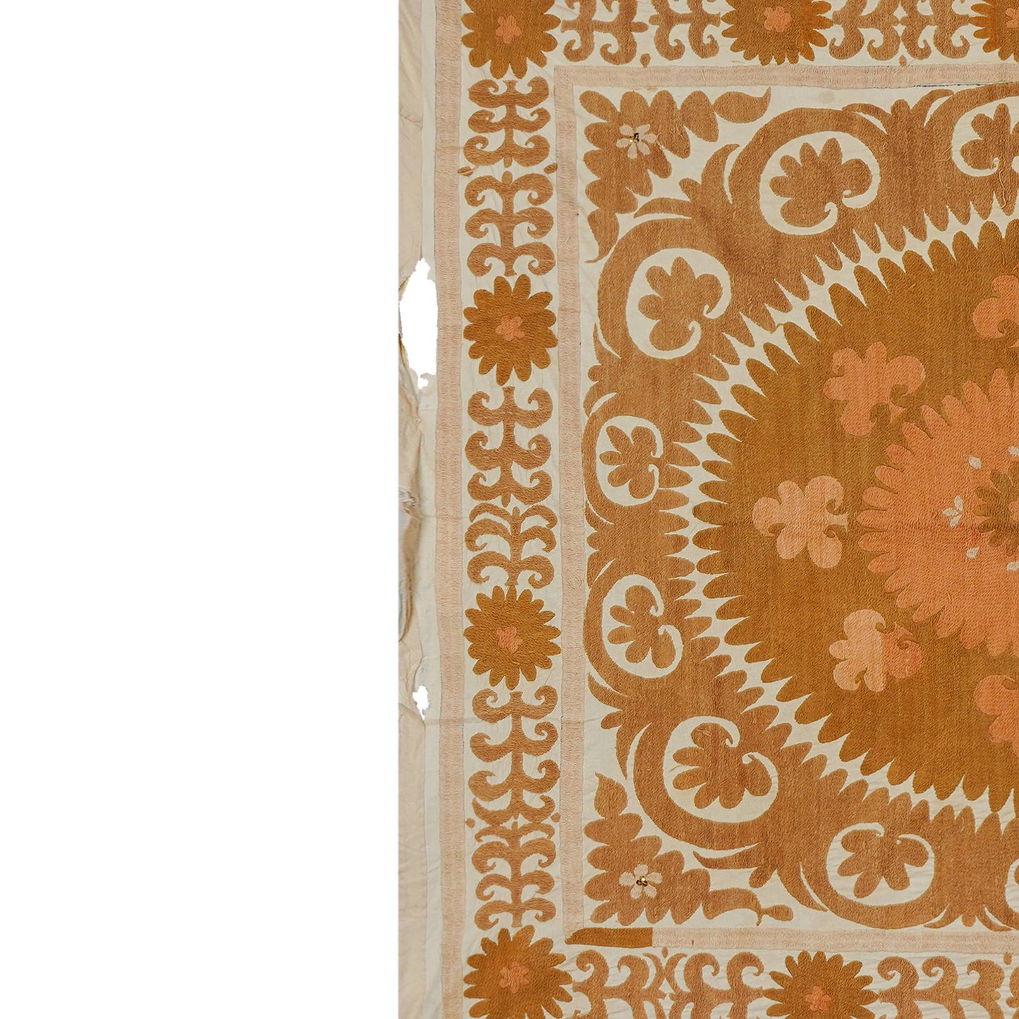 Handmade Vintage Suzani Throw