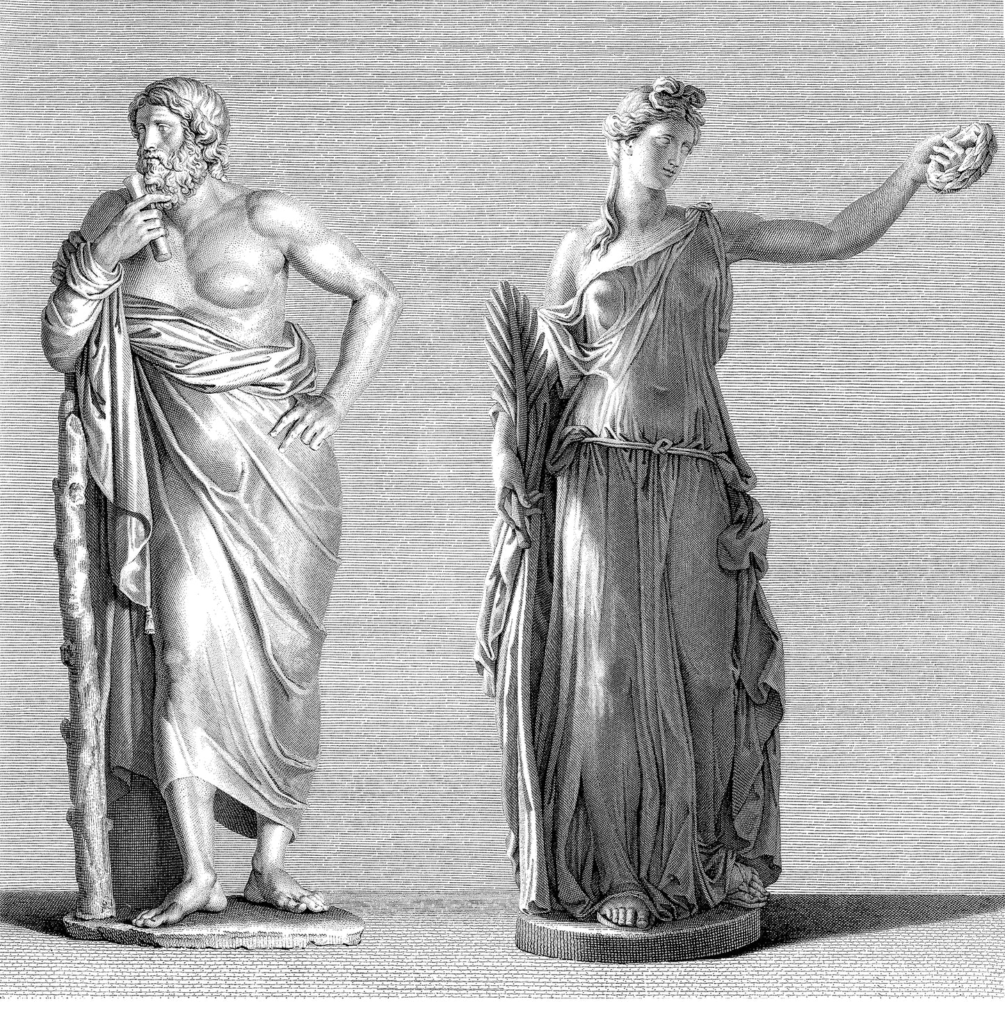 Classical Statue Giclée Print