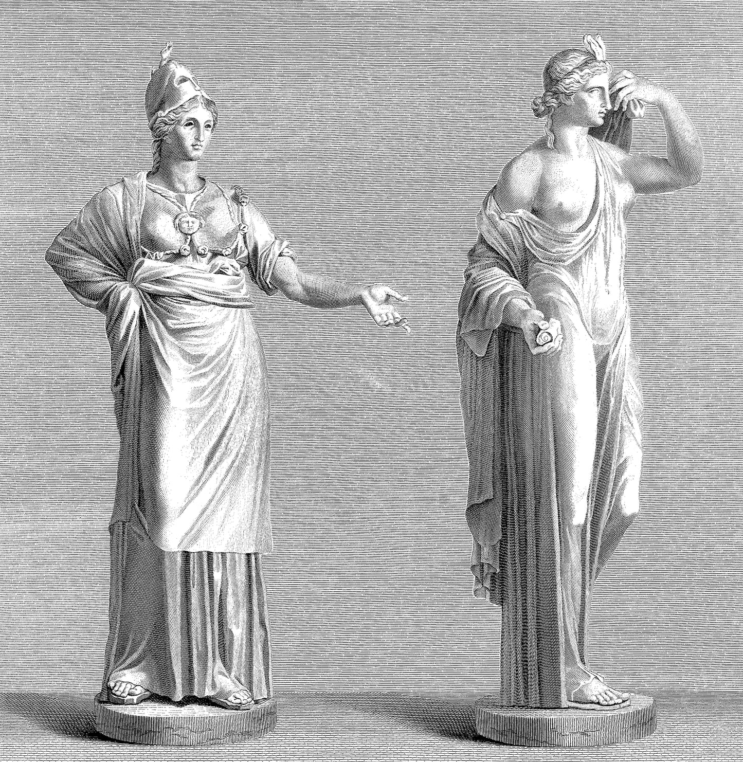 Classical Statue Giclée Print