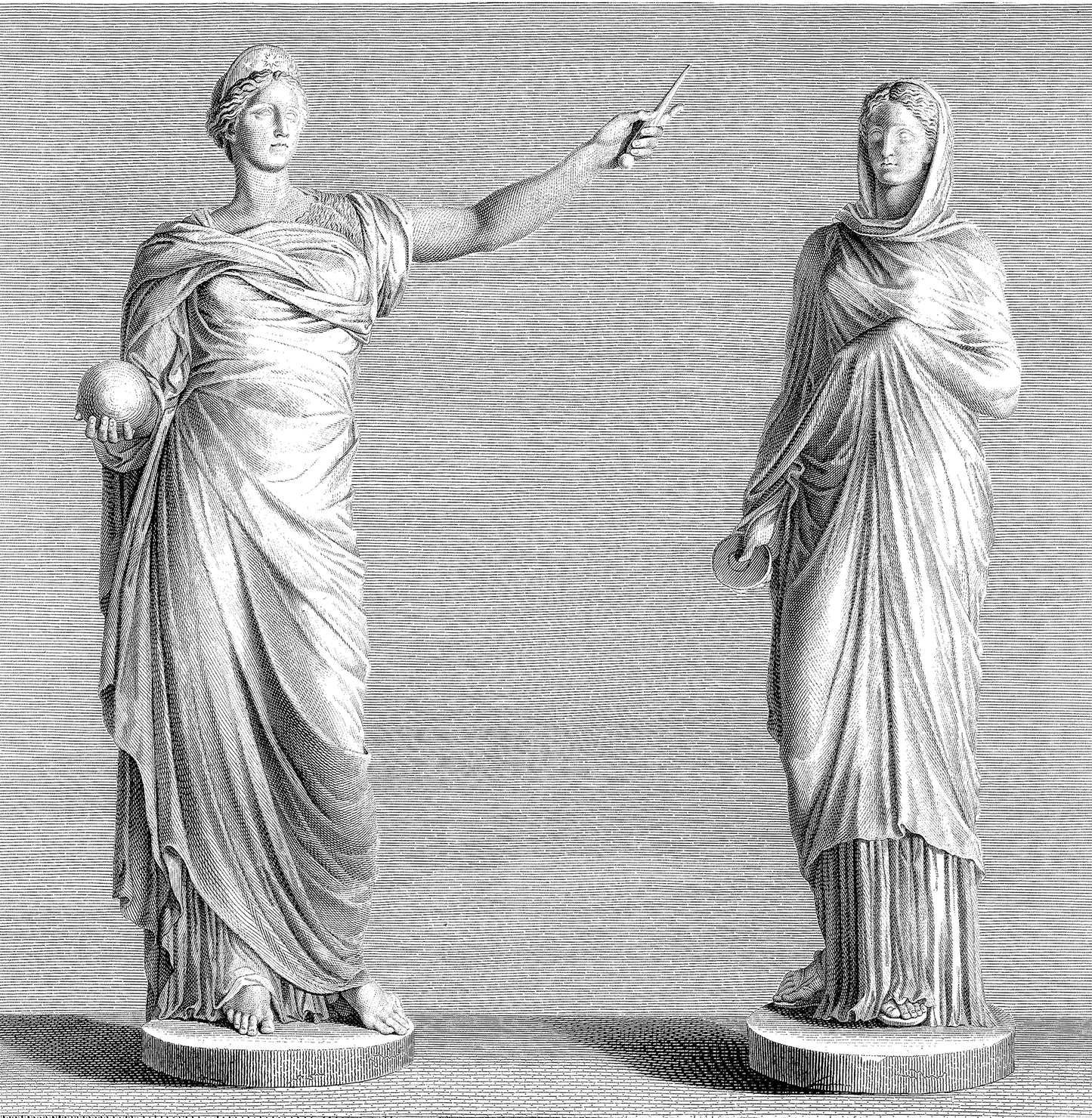 Classical Statue Giclée Print